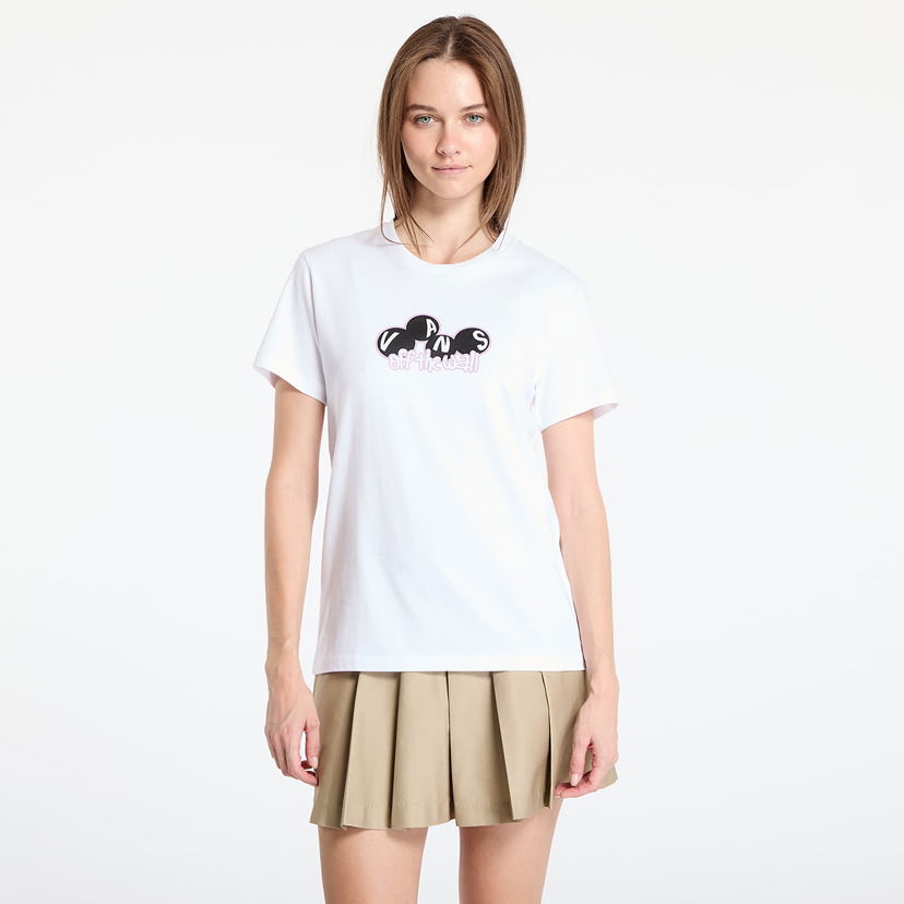 T-shirt Vans T-shirt Rolling SS Bff White S Hvid | VN000HHNWHT1