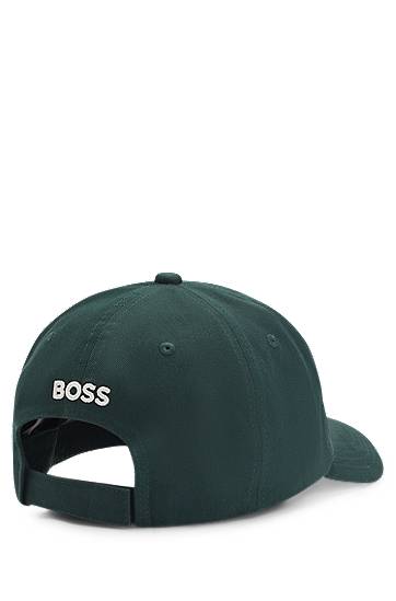 Kasket BOSS Cotton Twill Cap "I'm Not From Here" Grøn | 50535387, 1