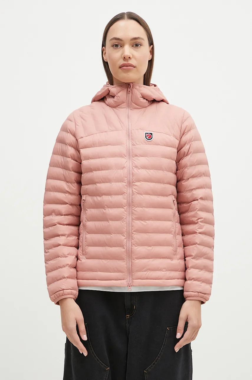 Puffer jakke FJÄLLRÄVEN Expedition Latt Hoodie W Insulated Jacket Lyserød | F86120.300, 0