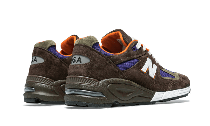 Sneakers og sko New Balance 990v2 Made in USA "Brown Purple'" Brun | M990BR2, 1