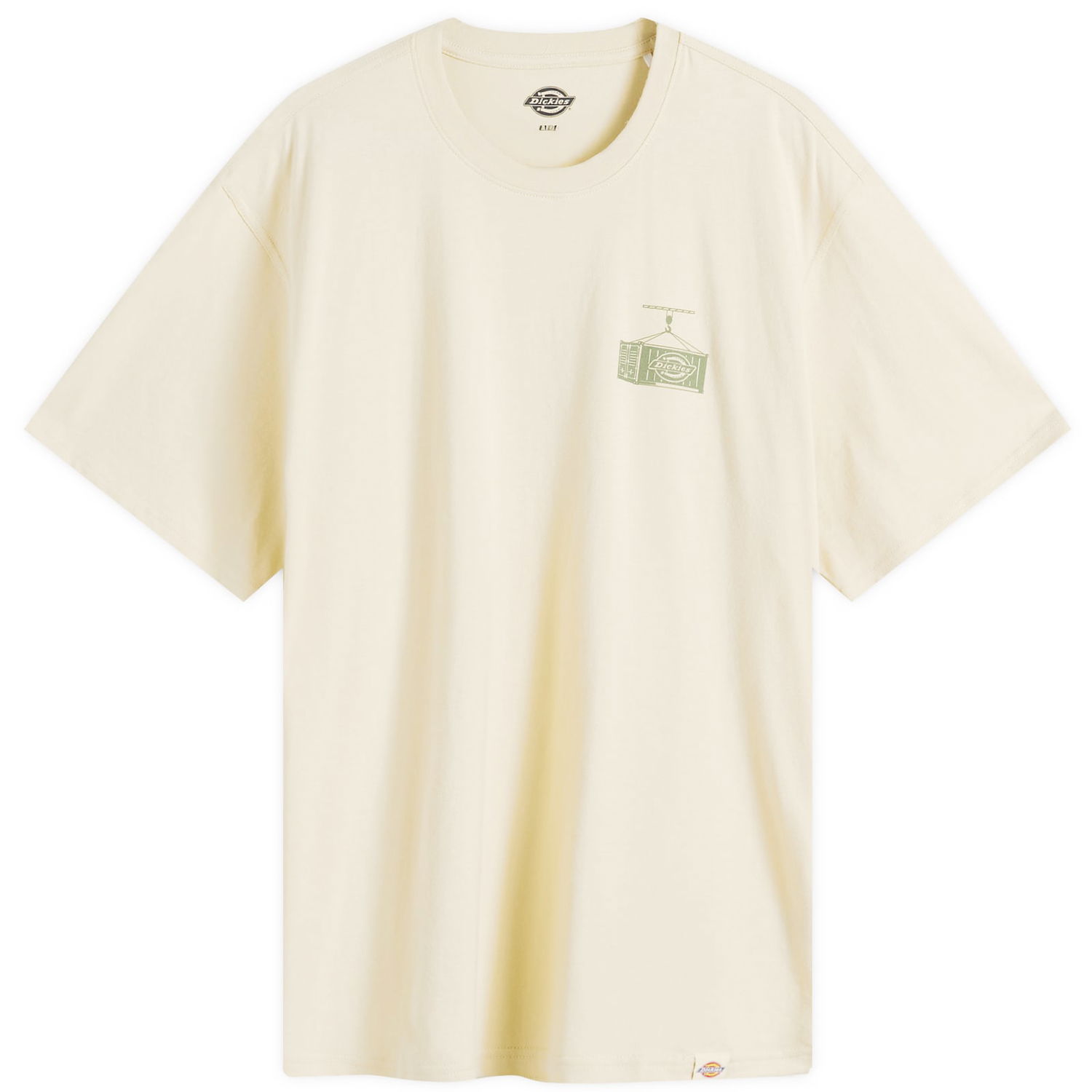T-shirt Dickies Apison T-Shirt, Size Large Beige | DK0A87QML171, 1