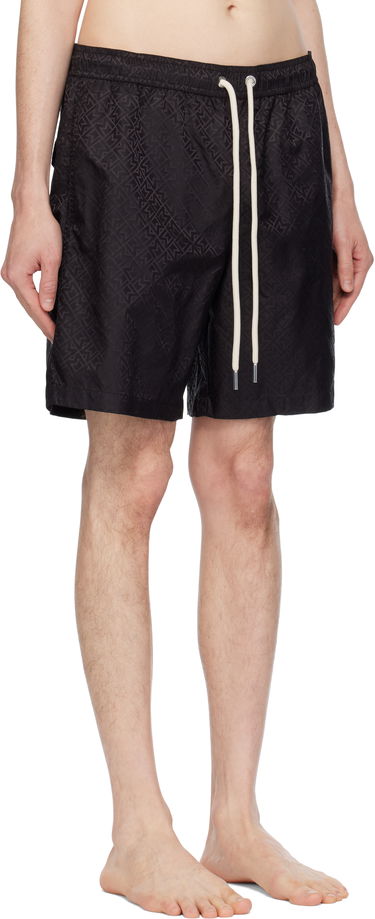 Badetøj Moncler Moncler Monogram Swim Shorts Sort | K10912C000025987H, 1