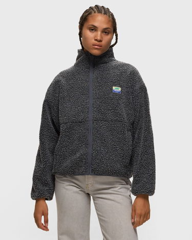 Jakke American Vintage Hoktown Fleece Zip-Up Jacket Grå | HOK16CH25-CHARCOAL-MELANGE, 2