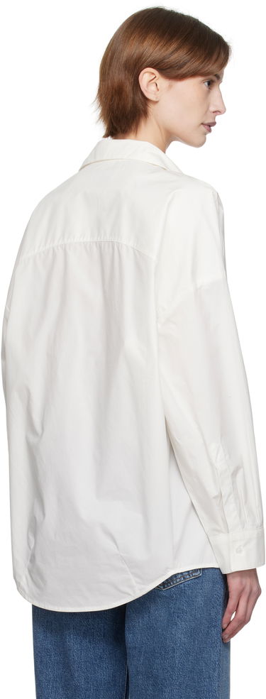 Skjorte AGOLDE AGOLDE Roux Relaxed-Fit Shirt Hvid | A7354-1769, 2
