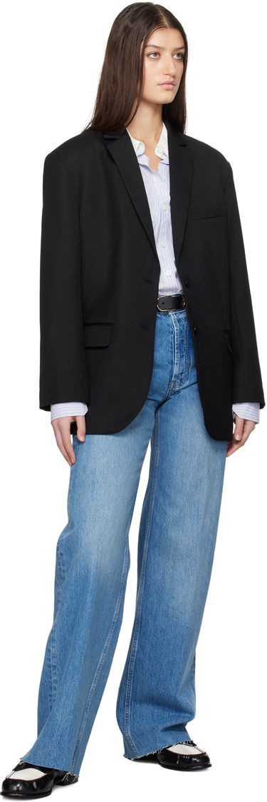 Jeans Anine Bing Anine Bing Hugh Wide-Leg Jeans Blå | A-06-7135-447, 3