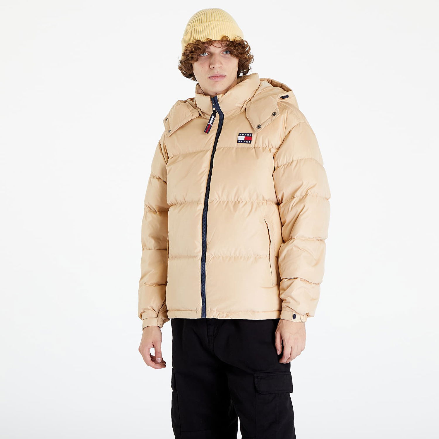 Puffer jakke Tommy Hilfiger Jeans Alaska Puffer Beige | DM0DM15445 AB4, 0