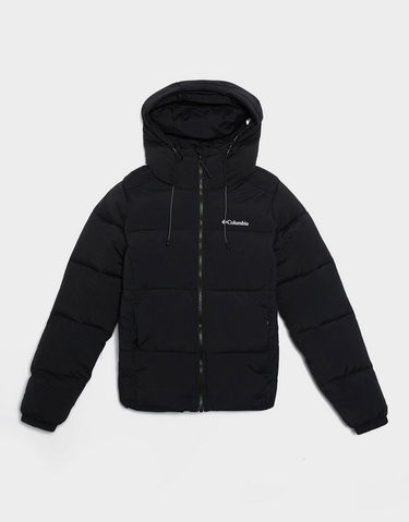 Puffer jakke Columbia Outdoor Puffect Hooded Jacket Sort | 2160511010, 0