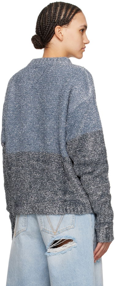 Sweater ERL Intarsia Knit Skull Sweater Grå | ERL08N367, 2