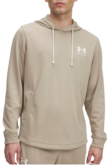 Sweatshirt Under Armour Rival Terry LC HD Hoodie Beige | 1370401-299, 0