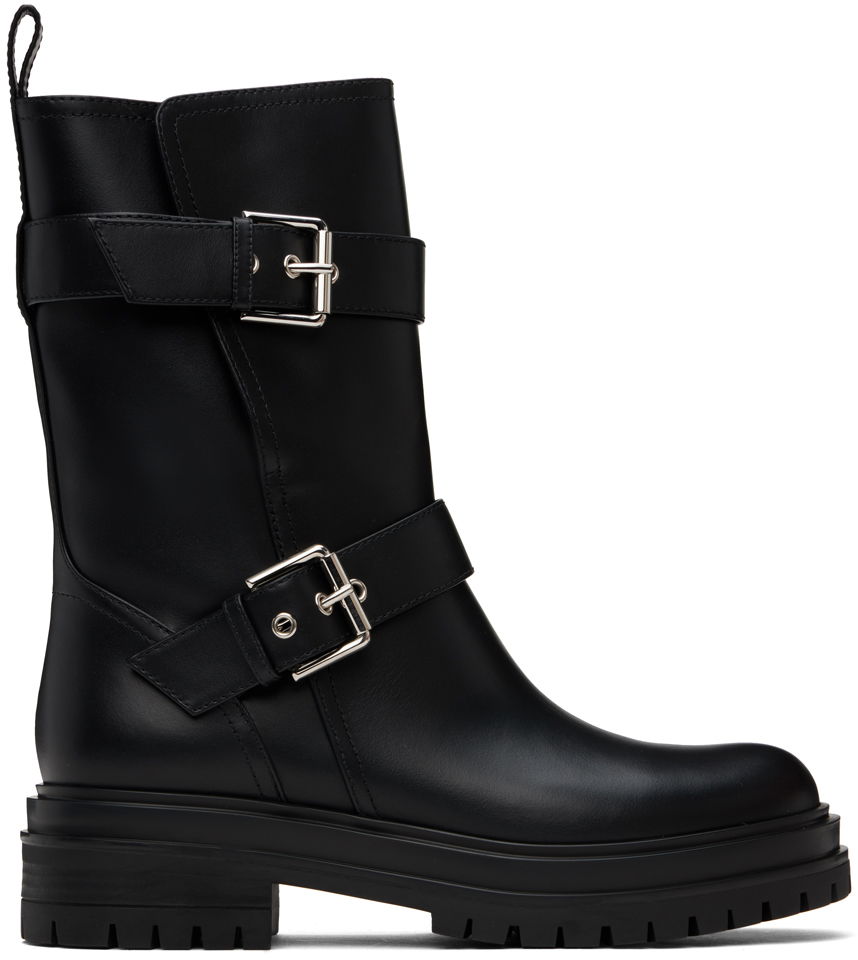 Tøj Gianvito Rossi Gianvito Rossi Thiago Lug Sole Boots Sort | G73004-20GOM-CLN, 0