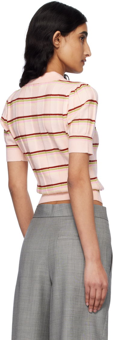 Polo skjorte GUIZIO Guizio Mateo Striped Polo Lyserød | S25110S047, 2
