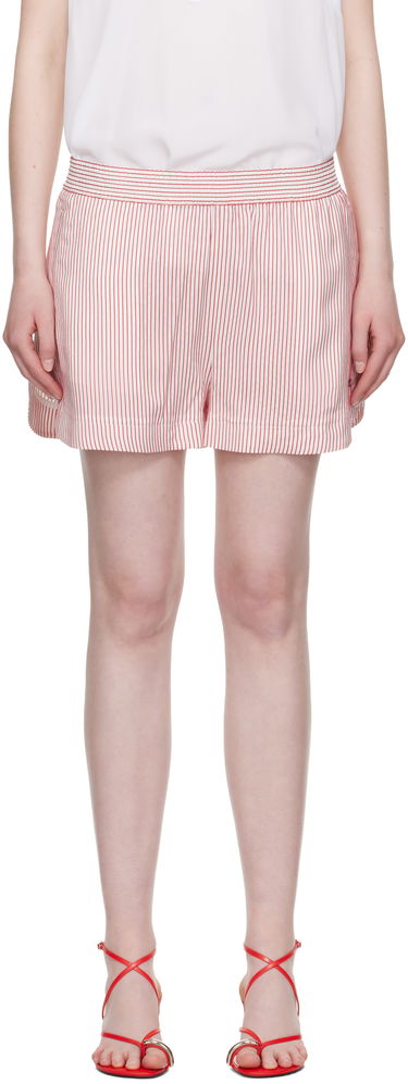 Shorts Stella McCartney Stella McCartney Striped Elasticated Shorts Rød | 6402953FR210, 0