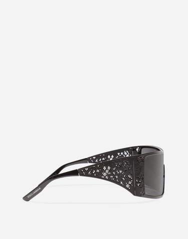Solbriller Dolce & Gabbana Dolce & Gabbana Statement Sunglasses Sort | VG2317VM6879V000, 3