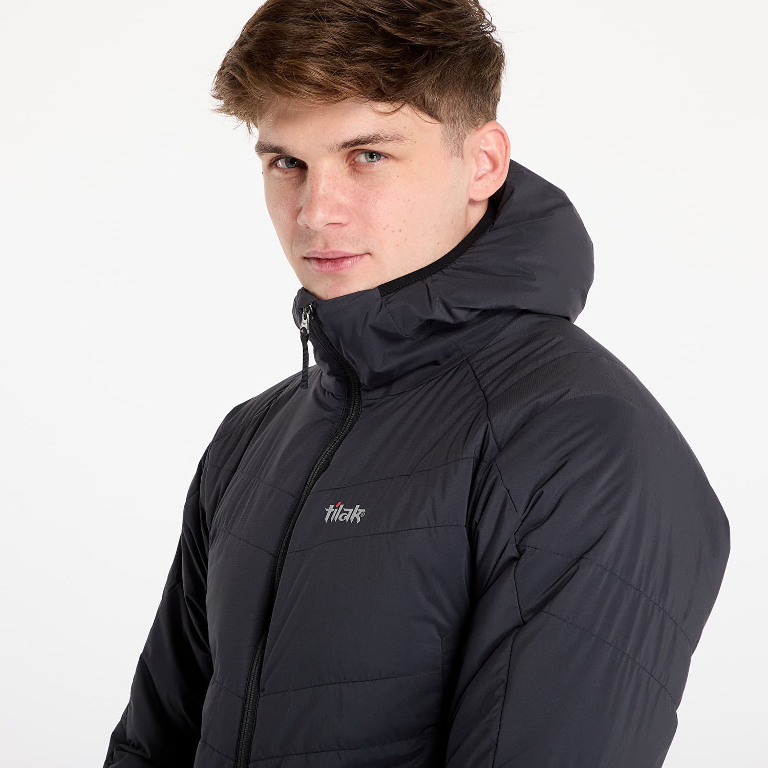 Puffer jakke Tilak Puffer Caviar L Sort | 7103406, 1