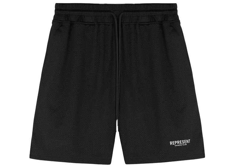 Shorts Represent Clo Represent Owners Club Mesh Shorts Black Sort | M09050-01