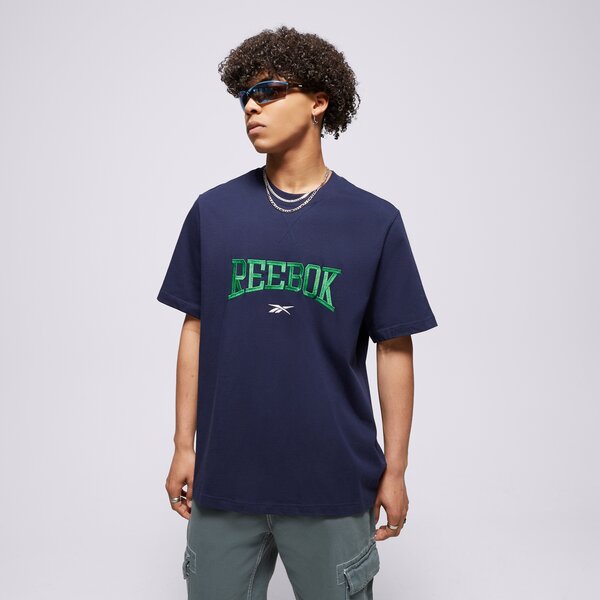 T-shirt Reebok Classics Varsity Tee Mørkeblå | HS9182, 0