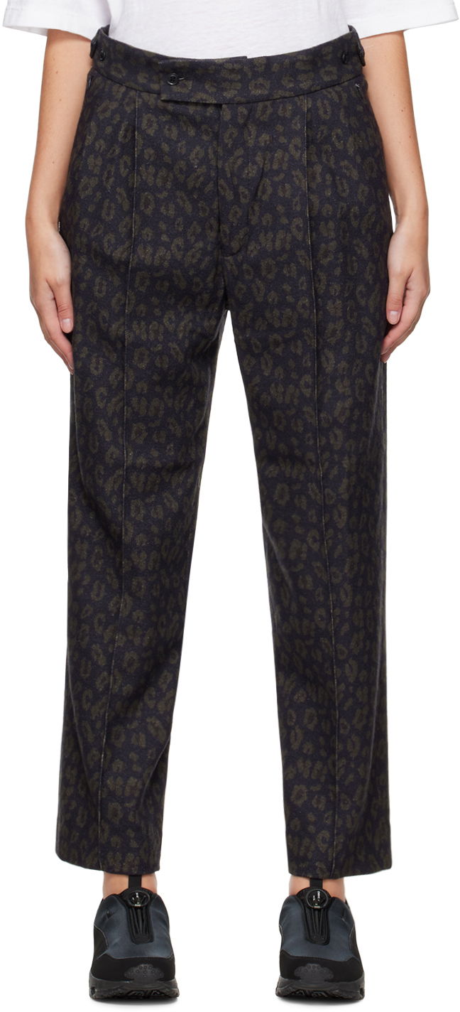 Bukser Needles Jacquard Trousers Sort | LQ147
