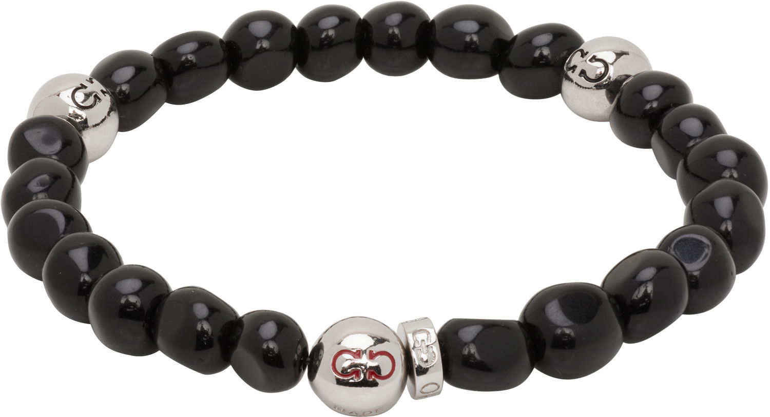 Armbånd FERRAGAMO Salvatore Ferragamo Baroque Beads Bracelet Sort | 785666, 0