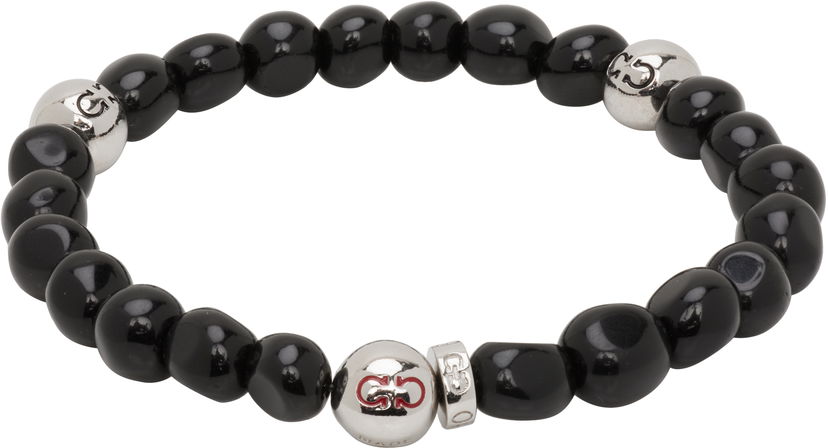 Armbånd FERRAGAMO Salvatore Ferragamo Baroque Beads Bracelet Sort | 785666