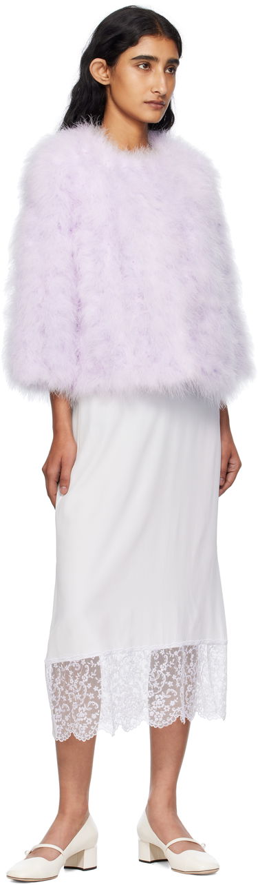 Jakke Yves Salomon Yves Salomon Short Feather Jacket Lilla | 26W23WAV15454PLUX, 3