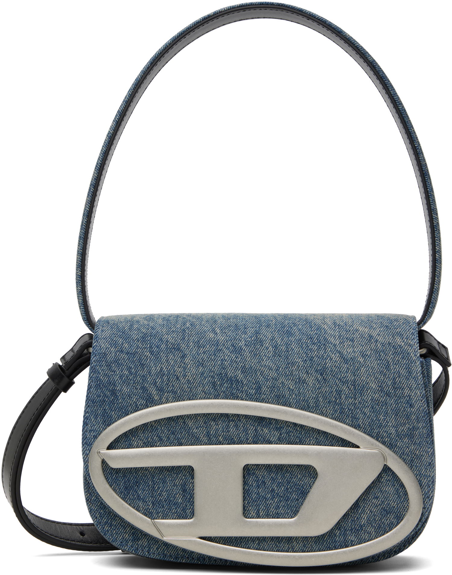 Håndtaske Diesel Diesel 1DR Denim Shoulder Bag Blå | X08396 P1730, 0