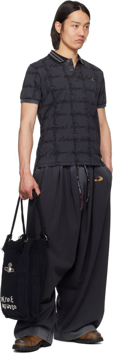 Polo skjorte Vivienne Westwood Vivienne Westwood Classic Signature Polo Grå | 2H01000I-J008T-, 3