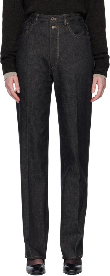 Jeans LEMAIRE LEMAIRE High Waisted Straight Jeans Sort | PA1229 LD1061, 0