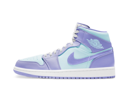 Limited Edition Jordan Air Jordan 1 Mid "Purple Pulse Glacier Blue" Turkis | 554724-500