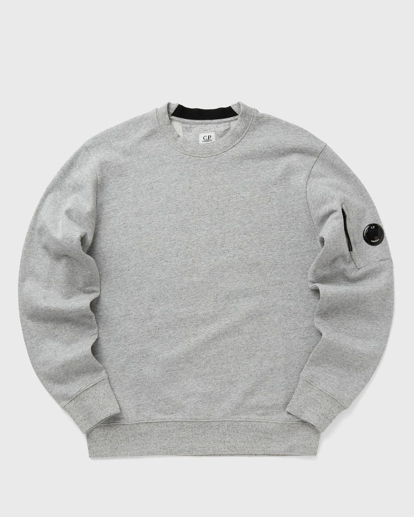 Sweatshirt C.P. Company C.P. Company Diagonal Raised Fleece Crew Neck Lens Sweatshirt XXL Grå | 18CMSS023A005086W-M94