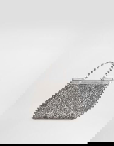 Håndtaske Dolce & Gabbana Dolce & Gabbana Medium Sicily Brocade Handbag Metalisk | BB6003BR81780998, 3