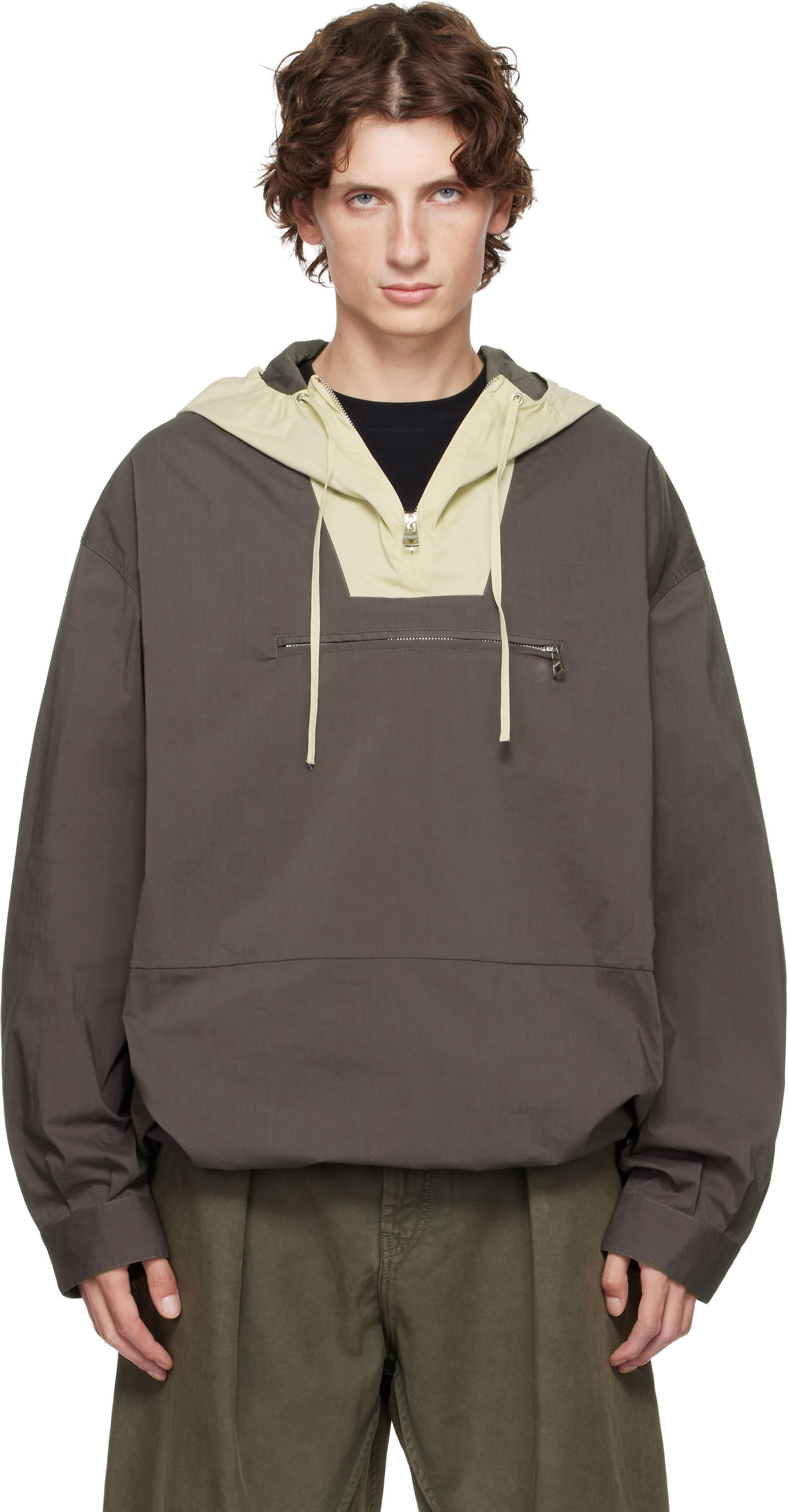 Vindjakke JW Anderson JW Anderson Contrast Hood Jacket Flerfarvet | JK0392-PG1838, 0