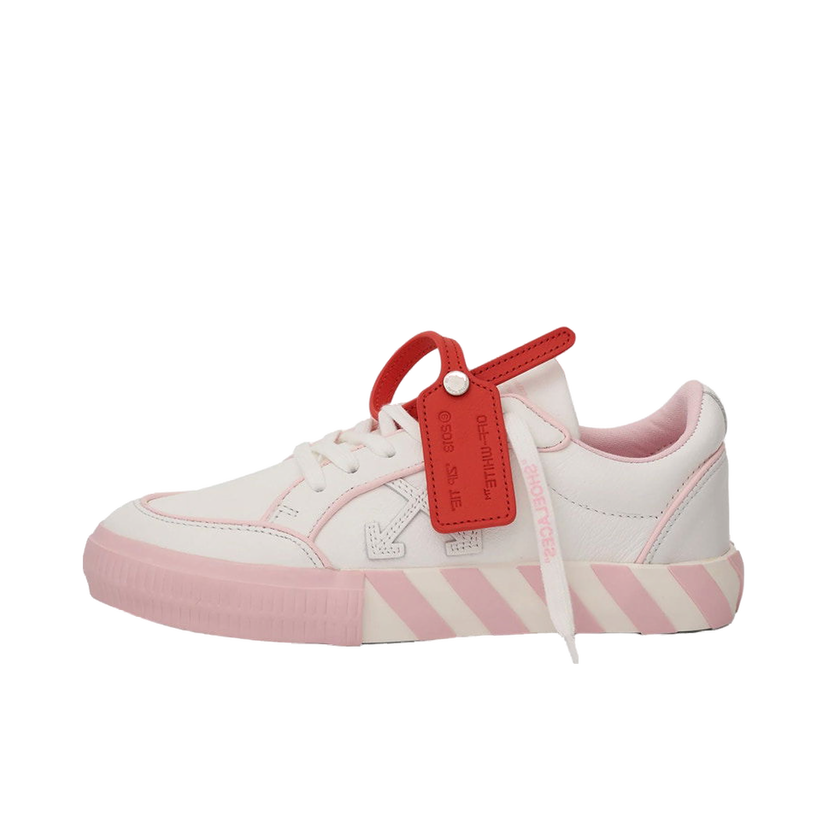 Sneakers og sko Off-White Vulc Low Leather Powder Pink Outlined W Lyserød | OWIA272S23LEA0040130