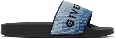 Badetøj Givenchy Givenchy Slide Flat Pool Slides Blå | BE3076E2CT420, 0