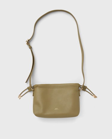 Skuldertaske A.P.C. Ninon Mini Bag Grøn | F61582-KAD, 0