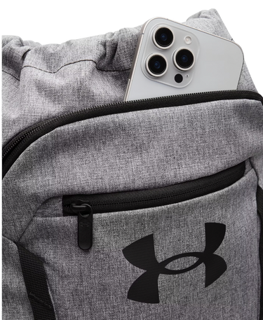 Rygsæk Under Armour Hustle Sackpack with UA Storm Technology and Front Zip Pocket Grå | 6000519-025, 2