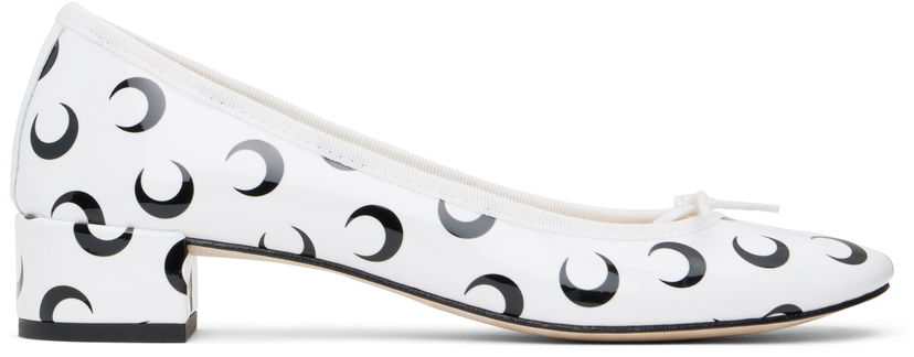 Tilbehør Marine Serre Marine Serre Repetto Edition Camille Ballet Heels Hvid | WFW052A RLEA0031