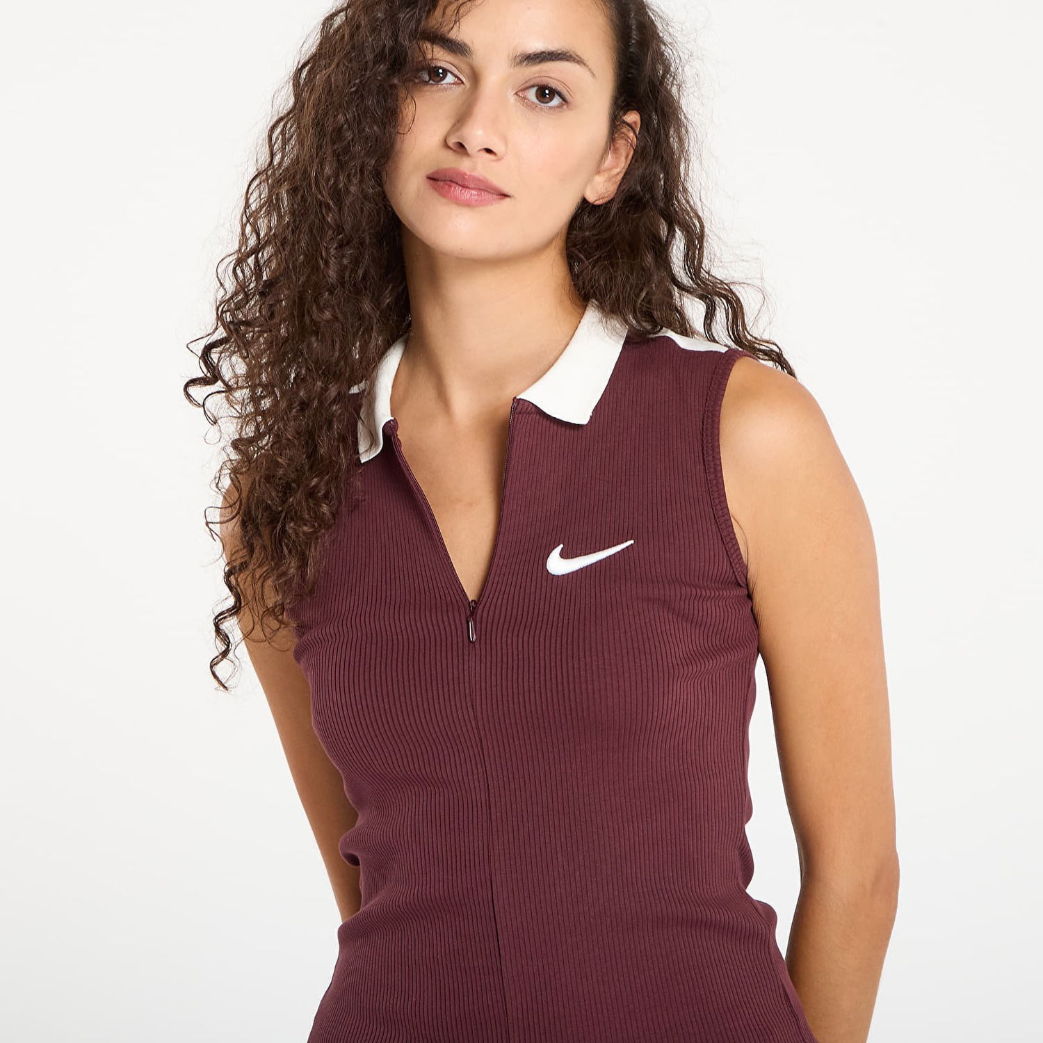 Tanktop Nike Fitted Tank Top Bourgogne | IO8899-652, 1