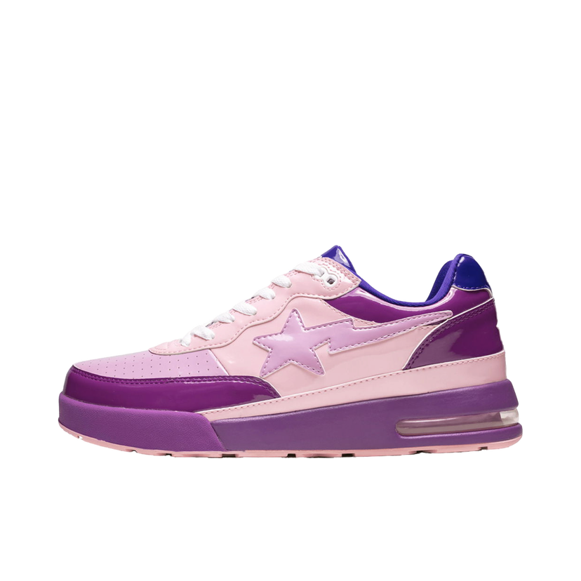Sneakers og sko BAPE A Bathing Ape Bape Sta Low Purple Pink Lilla | 0607FS-034