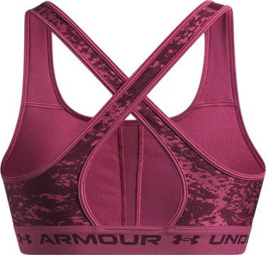 Bh Under Armour Under Armour Crossback Mid Print Sports Bra Lyserød | 1361042-659, 1