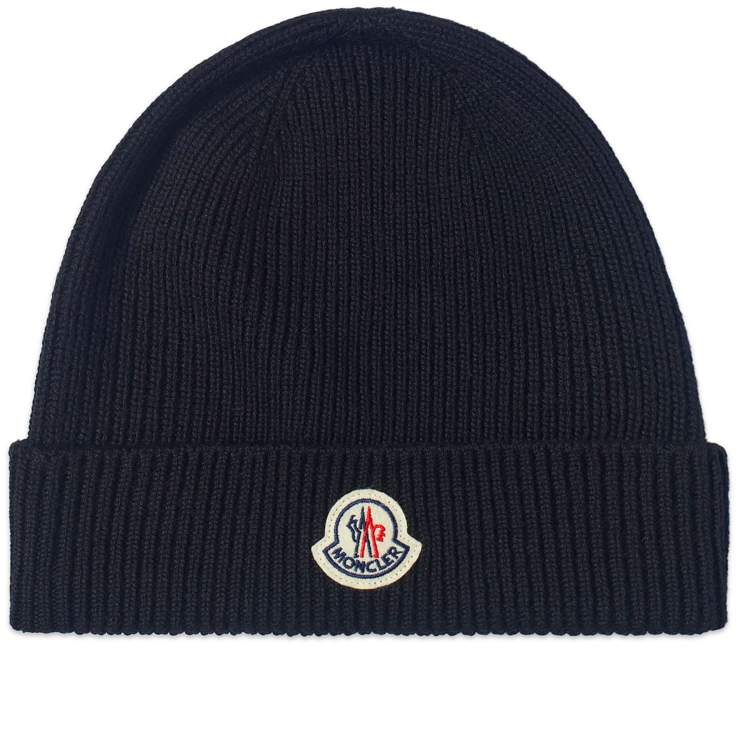 Beanie Moncler Logo Beanie Sort | 3B705-A9342-00-999, 0