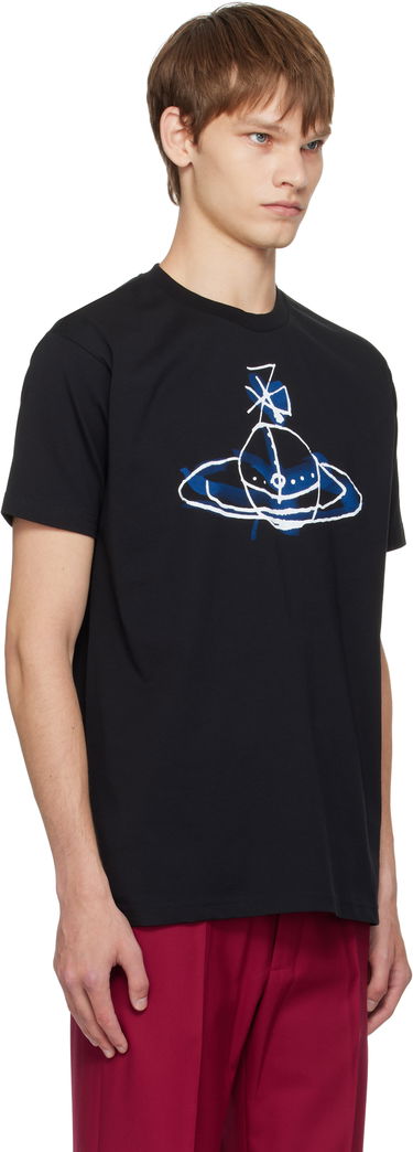 T-shirt Vivienne Westwood Vivienne Westwood Classic T-Shirt with Green Orb Print Hvid | 3G01003W-J001M-, 4