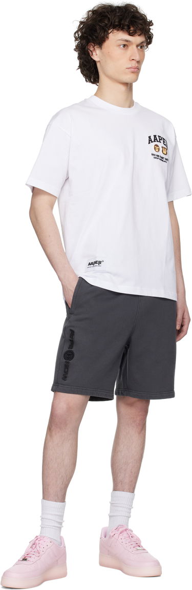 T-shirt AAPE by A Bathing Ape AAPE By A Bathing Ape 'AAPER' Logo Short Sleeve T-Shirt Hvid | AAPTEM1611XXNWHX, 3