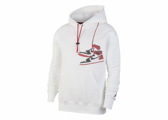 Sweatshirt Jordan Jordan 1 Jumpman Holiday Hoodie White Hvid | CT3457-100