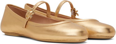 Sneakers og sko Gianvito Rossi Rossi Carla Ballerina Flats Metalisk | G22223-05GOM-NSW, 3