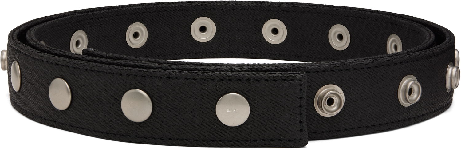 Bælter Rick Owens Rick Owens DRKSHDW Hollywood Snaps Belt Sort | DA01E3441 BWES2, 0