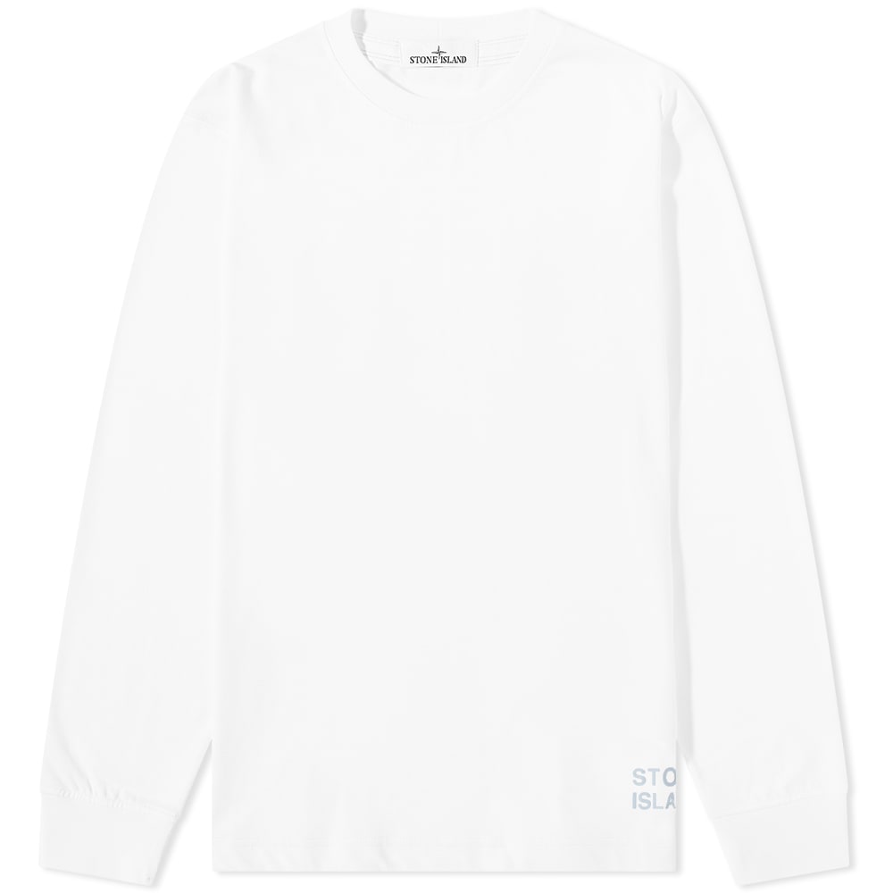 T-shirt Stone Island Logo Tee Hvid | 771520336-V0001, 0