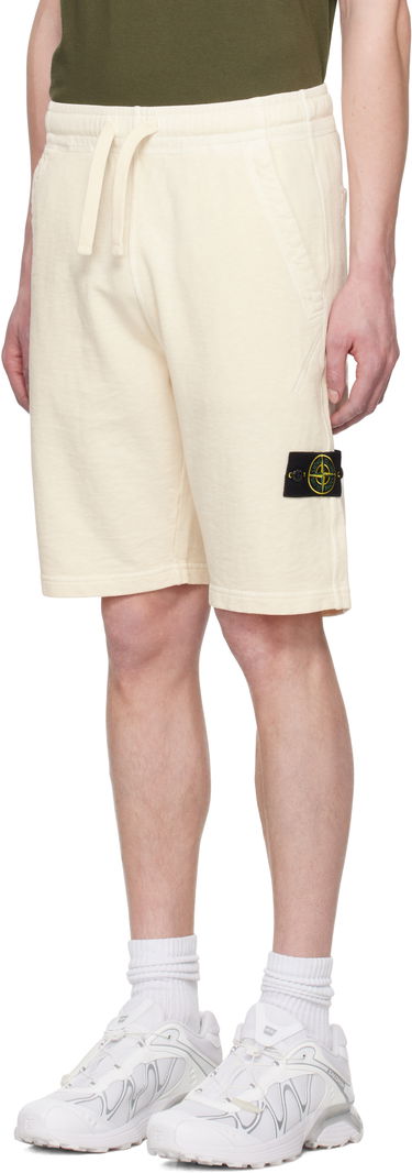 Shorts Stone Island Stone Island Fleece Shorts Gul | K1S15 6200009 S0060, 3