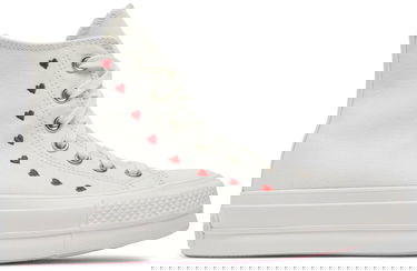 Sneakers og sko Converse Chuck Taylor All-Star Lift Hi "Embroidered Hearts" W Hvid | A01599C, 1