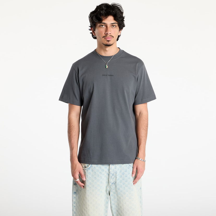T-shirt DAILY PAPER Daily Paper Tin Lid T-Shirt Grå | 2513075