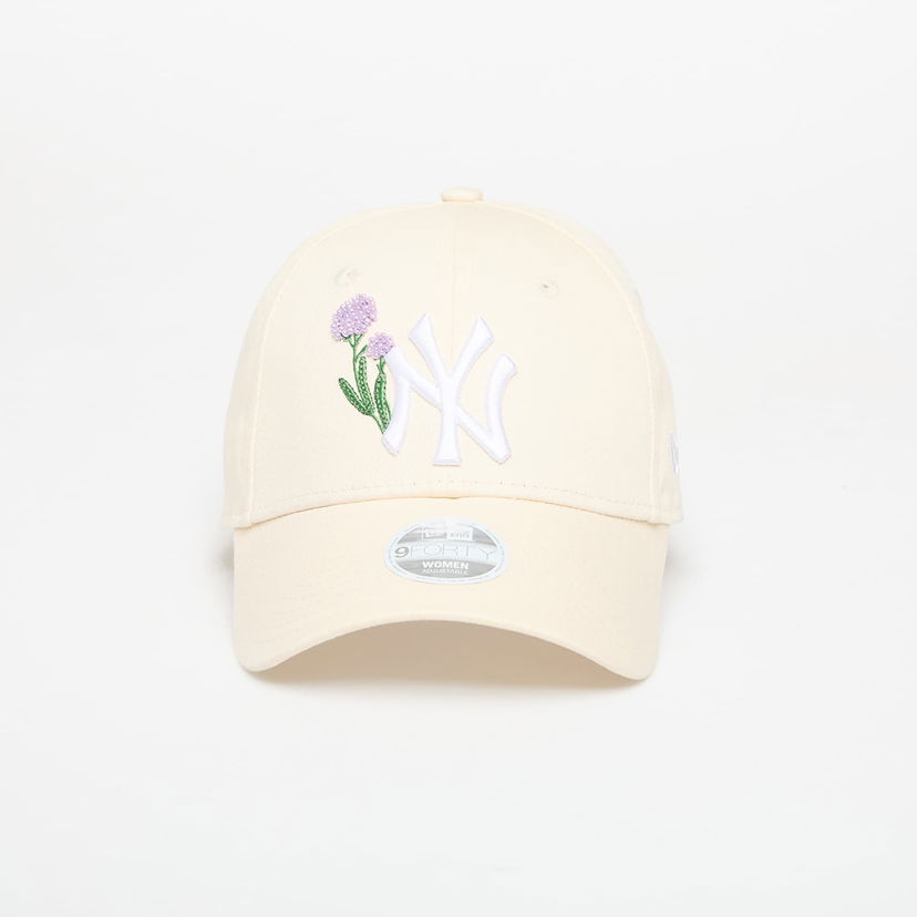 Kasket New Era New Era New York Yankees Beaded 9FORTY Adjustable Cap Beige | 60667492